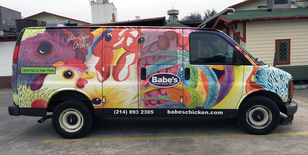 Van Gogh's Chicken Catering Van for Babe's
